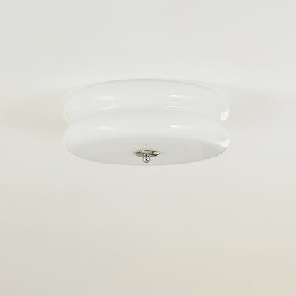 Moderne LED-Deckenleuchte in runder Form – Flache Deckenlampe für Schlafzimmer, Flur & Wohnzimmer