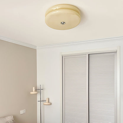 Moderne LED-Deckenleuchte in runder Form – Flache Deckenlampe für Schlafzimmer, Flur & Wohnzimmer