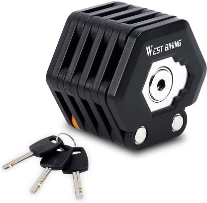 Faltbares Fahrradschloss aus Zinklegierung – Hochsicherheits‑Diebstahlschutz