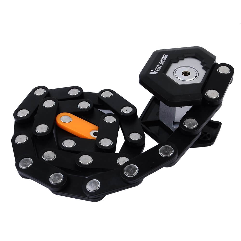 Faltbares Fahrradschloss aus Zinklegierung – Hochsicherheits‑Diebstahlschutz