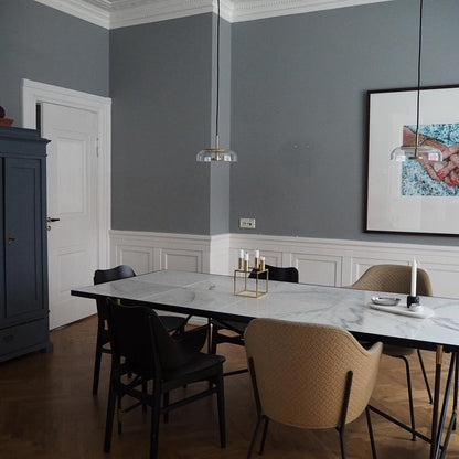 Moderne Pendelleuchten im Mix-Design – Hängelampen mit Klarglas, Rauchglas & Chrom für Esszimmer, Küche & Loft