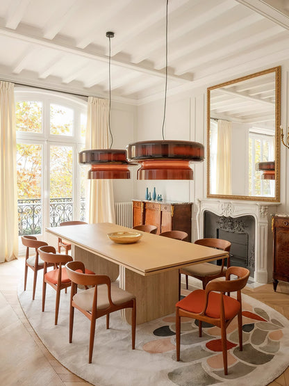 Moderne Pendelleuchte aus Rauchglas – Design Hängelampe in Braun, E27 Fassung, für Wohnzimmer & Esszimmer