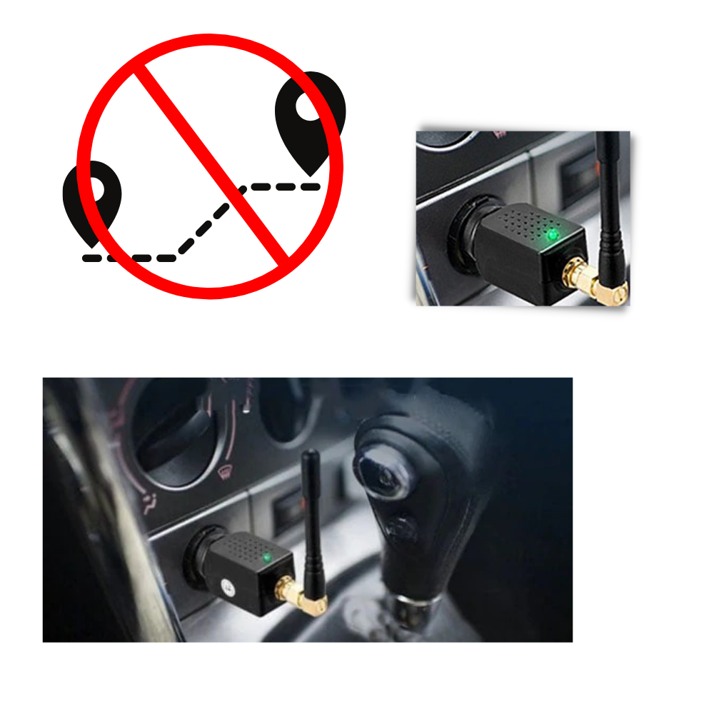 StealthGuard GPS‑Signalblocker fürs Auto – Diskreter GPS‑Jammer mit Zigarettenanzünder‑Anschluss