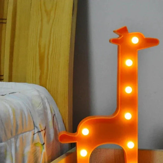 LED Tier Lampe Giraffe – Kinderzimmer Tischlampe Nachtlicht für Mädchen & Jungen