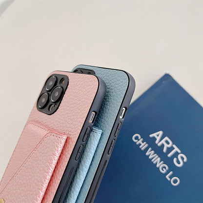 iPhone Wallet‑Hülle mit Kartenfach & abnehmbarem Kettenriemen – PU‑Leder & Magnetverschluss