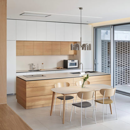 Moderne Designer-Hängelampe mit skulpturalem Rohr-Design – Eyecatcher für Wohnzimmer, Loft & Essbereich – Kreative Deckenleuchte mit Industrial-Touch