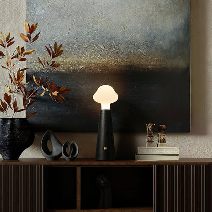 Cloudlet LED-Tischlampe – integriertes Licht in Wolkenform, 3 Farbtemperaturen, Holz-Metall-Acryl-Mix, H42 cm