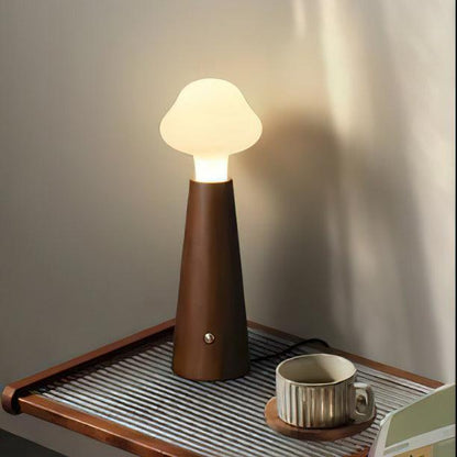 Cloudlet LED-Tischlampe – integriertes Licht in Wolkenform, 3 Farbtemperaturen, Holz-Metall-Acryl-Mix, H42 cm