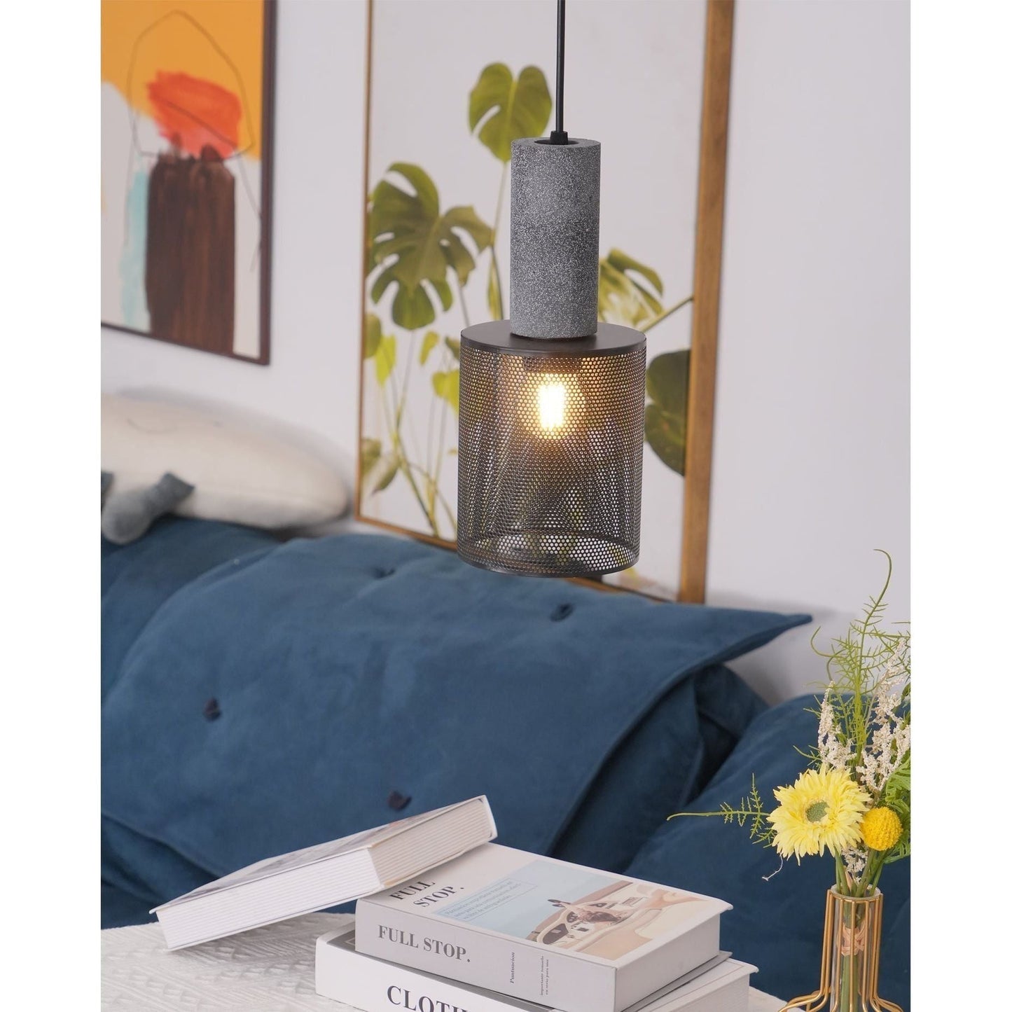 NordicGlow Pendelleuchte - Nordische Vintage Kronleuchter Deckenleuchte