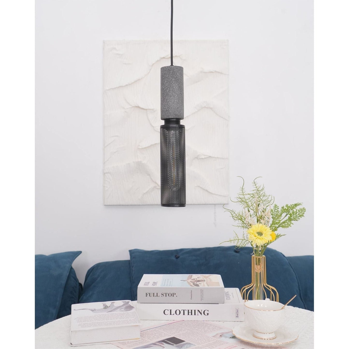 NordicGlow Pendelleuchte - Nordische Vintage Kronleuchter Deckenleuchte