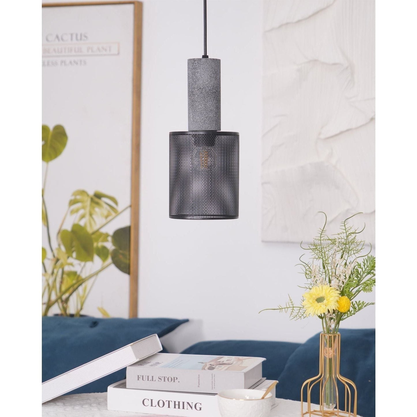 NordicGlow Pendelleuchte - Nordische Vintage Kronleuchter Deckenleuchte