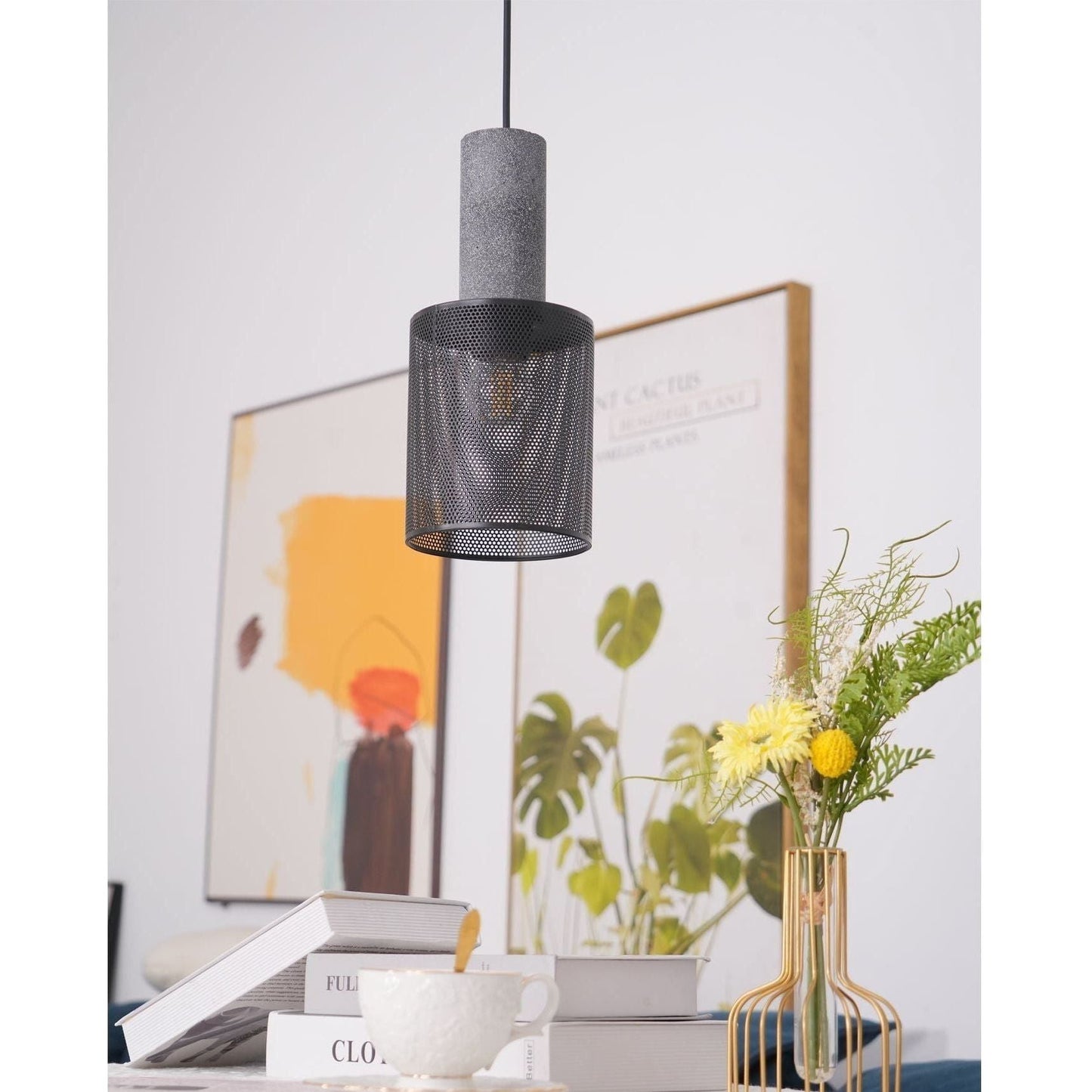 NordicGlow Pendelleuchte - Nordische Vintage Kronleuchter Deckenleuchte