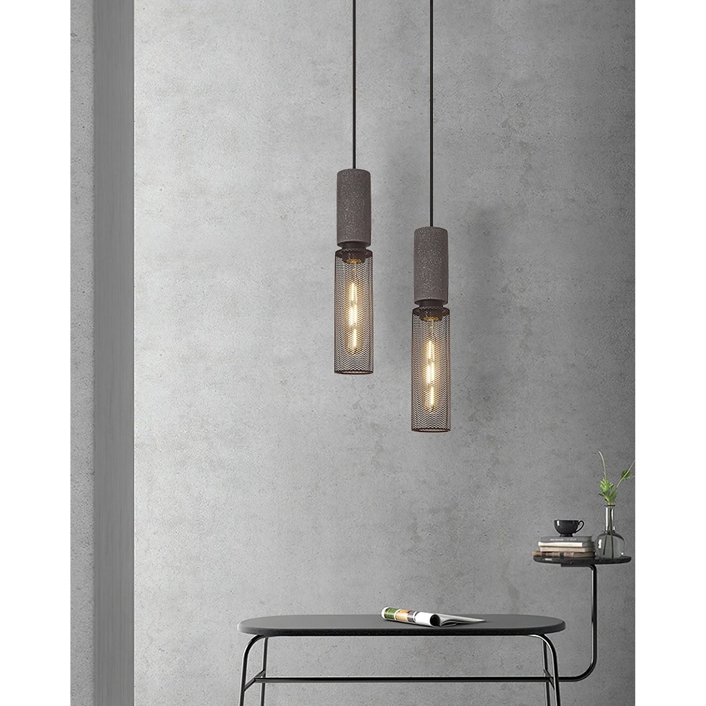 NordicGlow Pendelleuchte - Nordische Vintage Kronleuchter Deckenleuchte