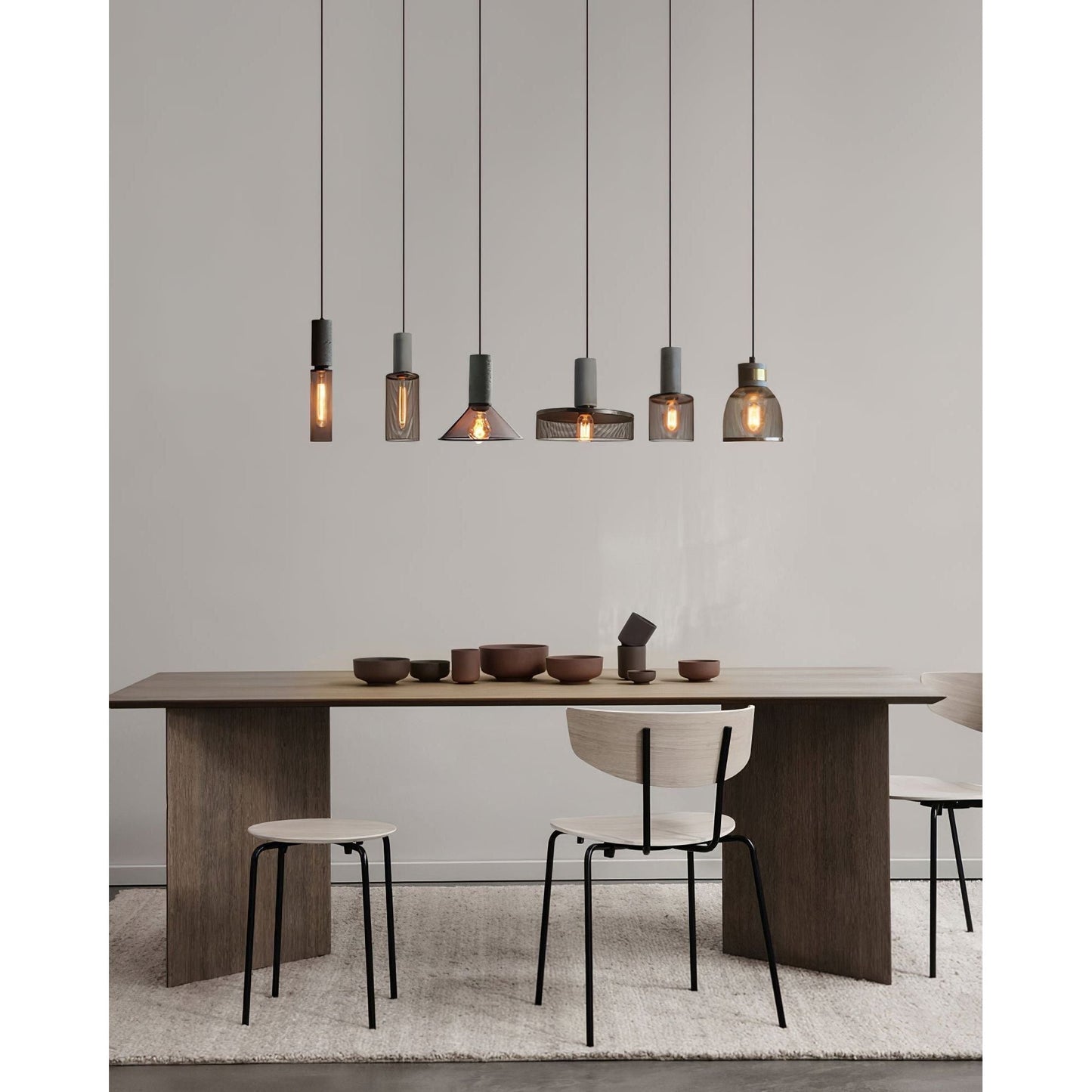 NordicGlow Pendelleuchte - Nordische Vintage Kronleuchter Deckenleuchte