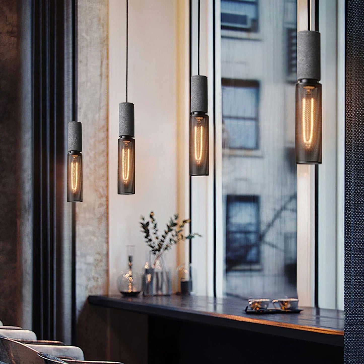 NordicGlow Pendelleuchte - Nordische Vintage Kronleuchter Deckenleuchte