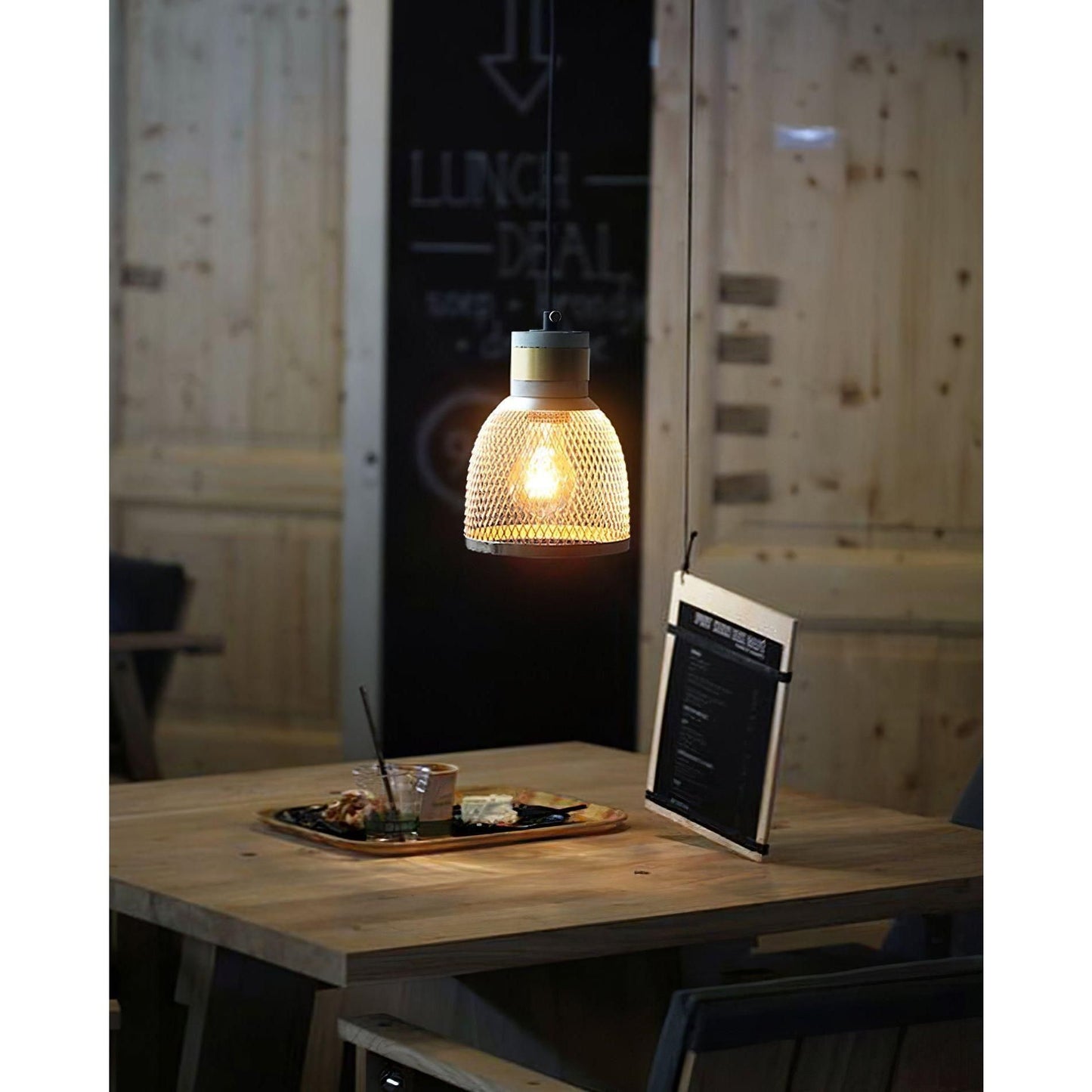 NordicGlow Pendelleuchte - Nordische Vintage Kronleuchter Deckenleuchte