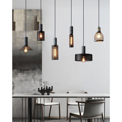 NordicGlow Pendelleuchte - Nordische Vintage Kronleuchter Deckenleuchte