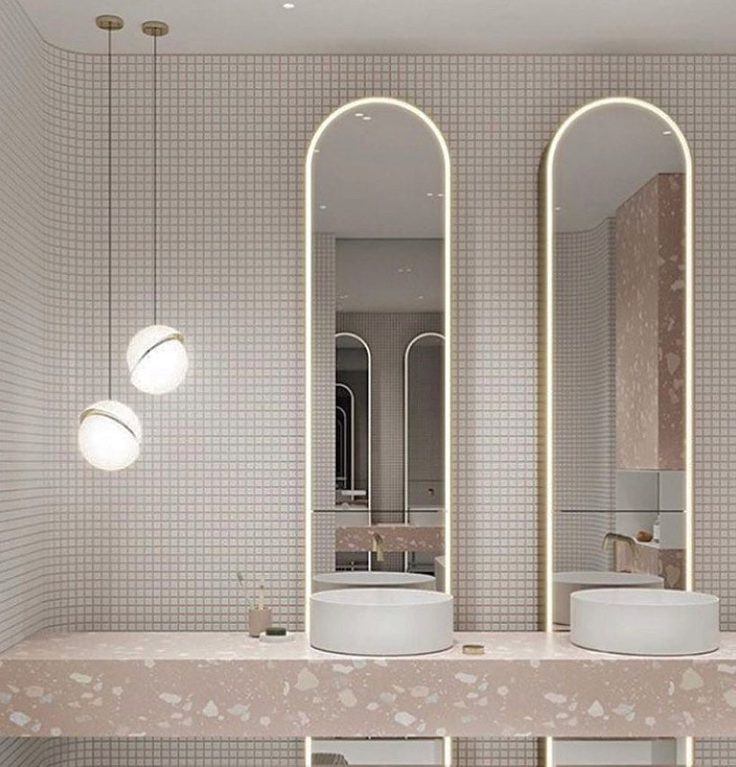 Moderne Pendelleuchte Kugel Design – Luxuriöse Hängelampe mit Messing Akzent für Wohnzimmer & Treppenhaus