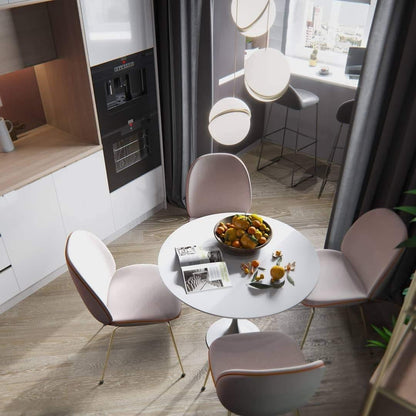 Moderne Pendelleuchte Kugel Design – Luxuriöse Hängelampe mit Messing Akzent für Wohnzimmer & Treppenhaus