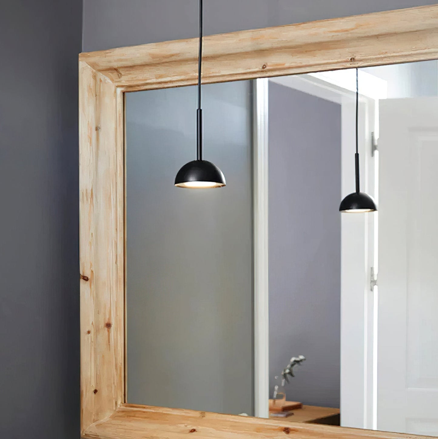 Minimalistische Pendelleuchte in Kuppelform – Moderne Hängelampe für Schlafzimmer, Nachttisch & Leseecke