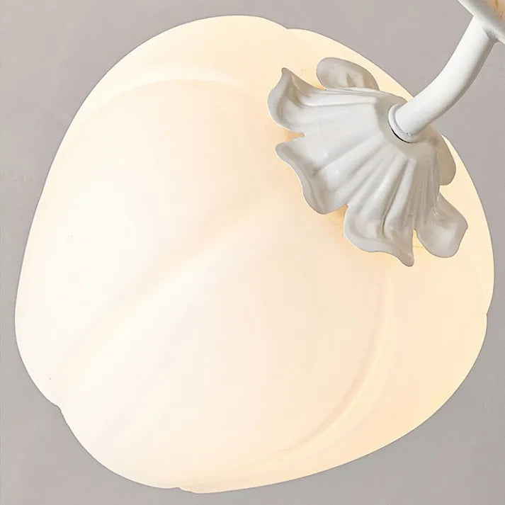 Blumenförmige Deckenleuchte – Verspielte Designlampe mit rotem Sockel für Flur oder Kinderzimmer