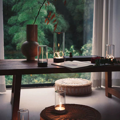 Magnetische Mini-Tischlampe mit Touch-Steuerung – Kabellose LED-Leuchte mit Atemmodus & USB-Aufladung für moderne Raumbeleuchtung