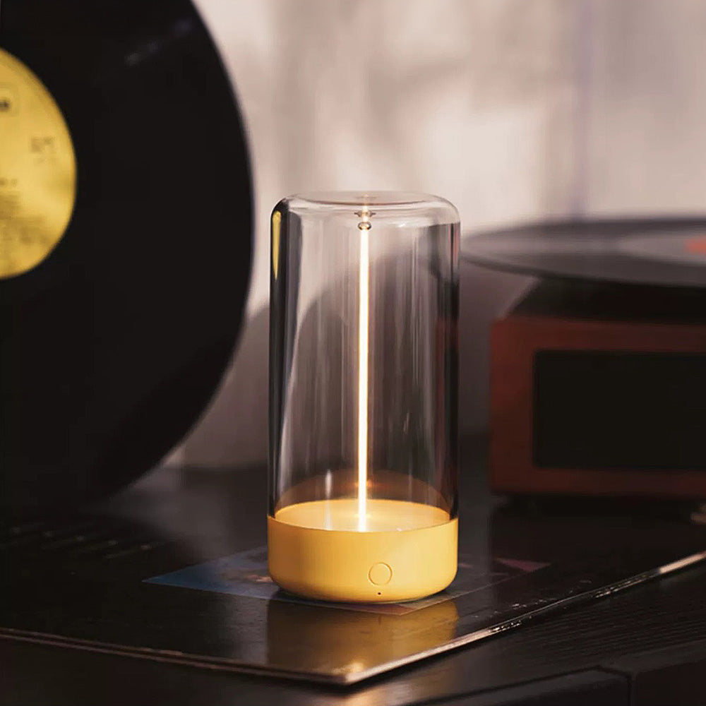 Magnetische Mini-Tischlampe mit Touch-Steuerung – Kabellose LED-Leuchte mit Atemmodus & USB-Aufladung für moderne Raumbeleuchtung