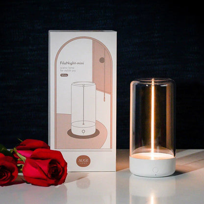 Magnetische Mini-Tischlampe mit Touch-Steuerung – Kabellose LED-Leuchte mit Atemmodus & USB-Aufladung für moderne Raumbeleuchtung