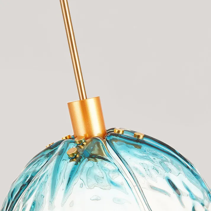 Hängelampe in Blütenform – Rosa Glas Pendelleuchte im Vintage-Stil für Schlafzimmer oder Essbereich