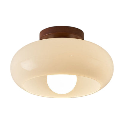 Retro Deckenleuchte im Donut-Design – Runde Deckenlampe für Wohnzimmer, Flur & Schlafzimmer