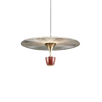 Design Pendelleuchte im Vintage-Look – Edle Hängelampe mit Glasdetails & Goldakzenten für Esszimmer & Wohnzimmer