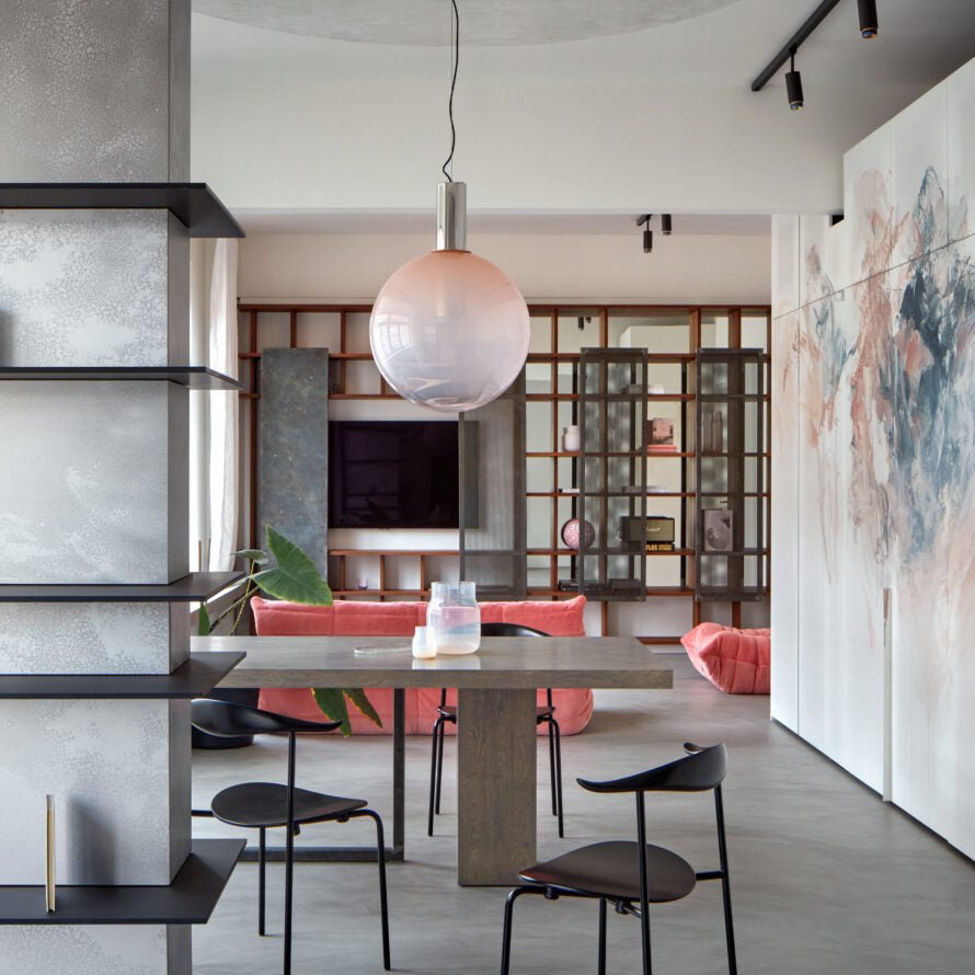 Moderne Pendelleuchte aus Glas & Messing – Design-Hängelampe für Esstisch & Wohnzimmer