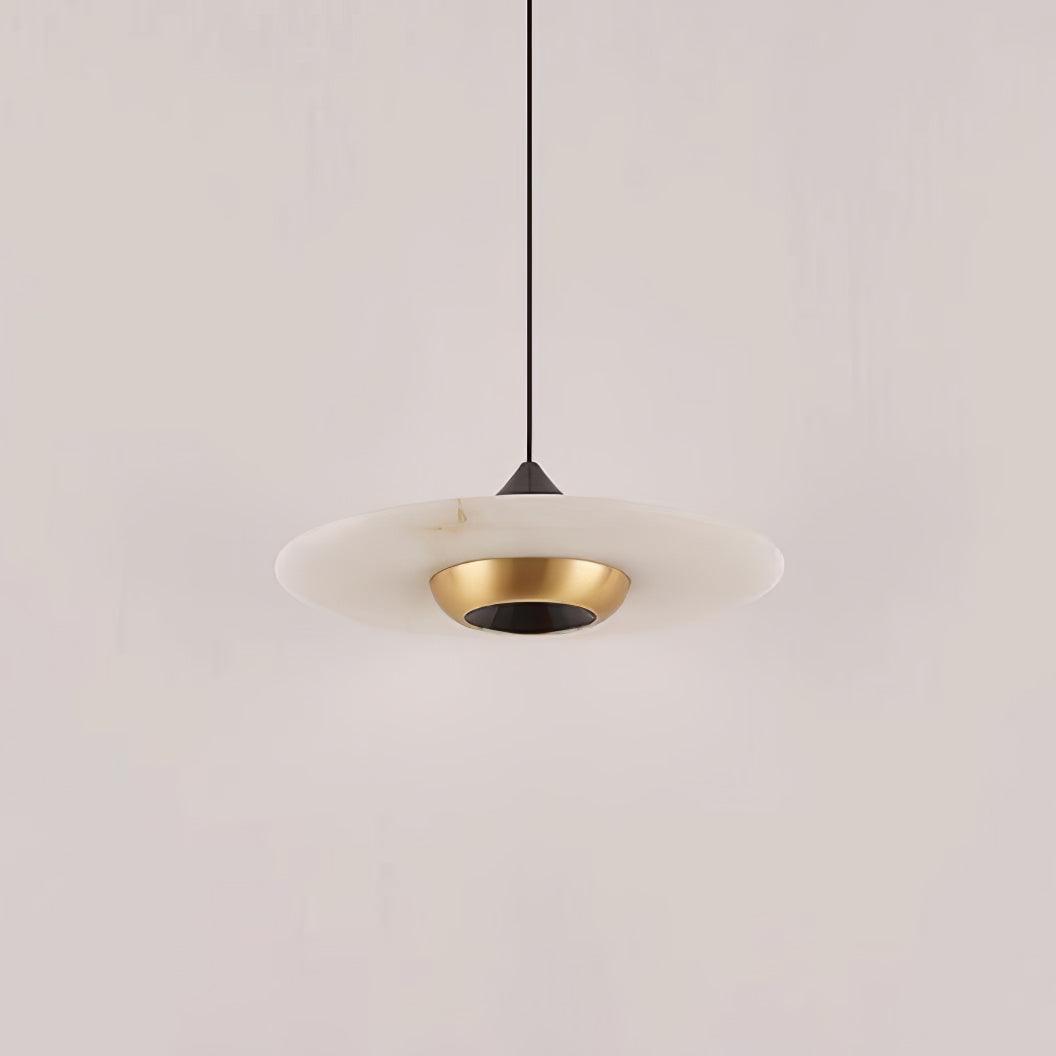 Moderne UFO Pendelleuchte – Elegante Hängelampe mit Scheibenschirm für Esstisch, Wohnzimmer & Küche