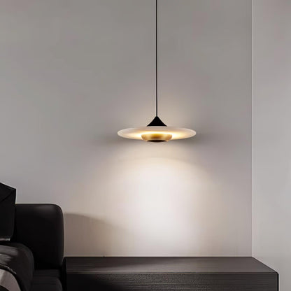 Moderne UFO Pendelleuchte – Elegante Hängelampe mit Scheibenschirm für Esstisch, Wohnzimmer & Küche