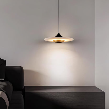 Moderne UFO Pendelleuchte – Elegante Hängelampe mit Scheibenschirm für Esstisch, Wohnzimmer & Küche