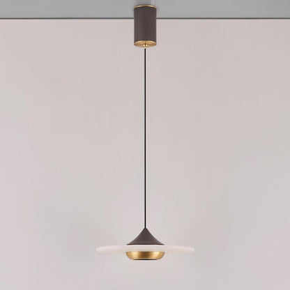 Moderne UFO Pendelleuchte – Elegante Hängelampe mit Scheibenschirm für Esstisch, Wohnzimmer & Küche