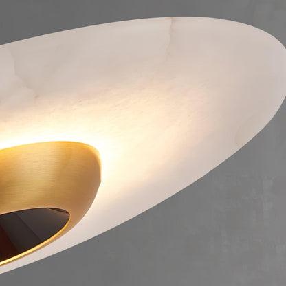 Moderne UFO Pendelleuchte – Elegante Hängelampe mit Scheibenschirm für Esstisch, Wohnzimmer & Küche