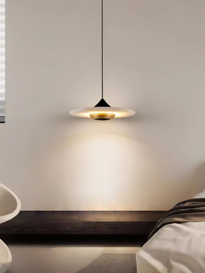 Moderne UFO Pendelleuchte – Elegante Hängelampe mit Scheibenschirm für Esstisch, Wohnzimmer & Küche