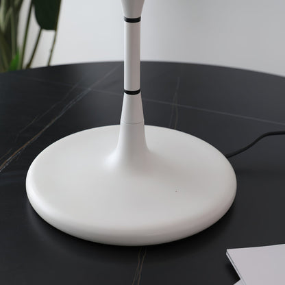 Modern designer table lamp for living room & bedroom – Dimmable LED light, mushroom shape, ambient lighting, minimalist retro style