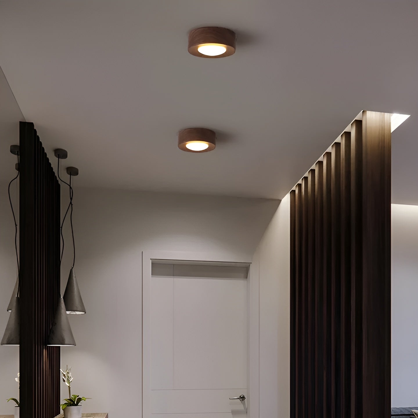 WoodCharm Light - Moderne Deckenleuchte für Flur