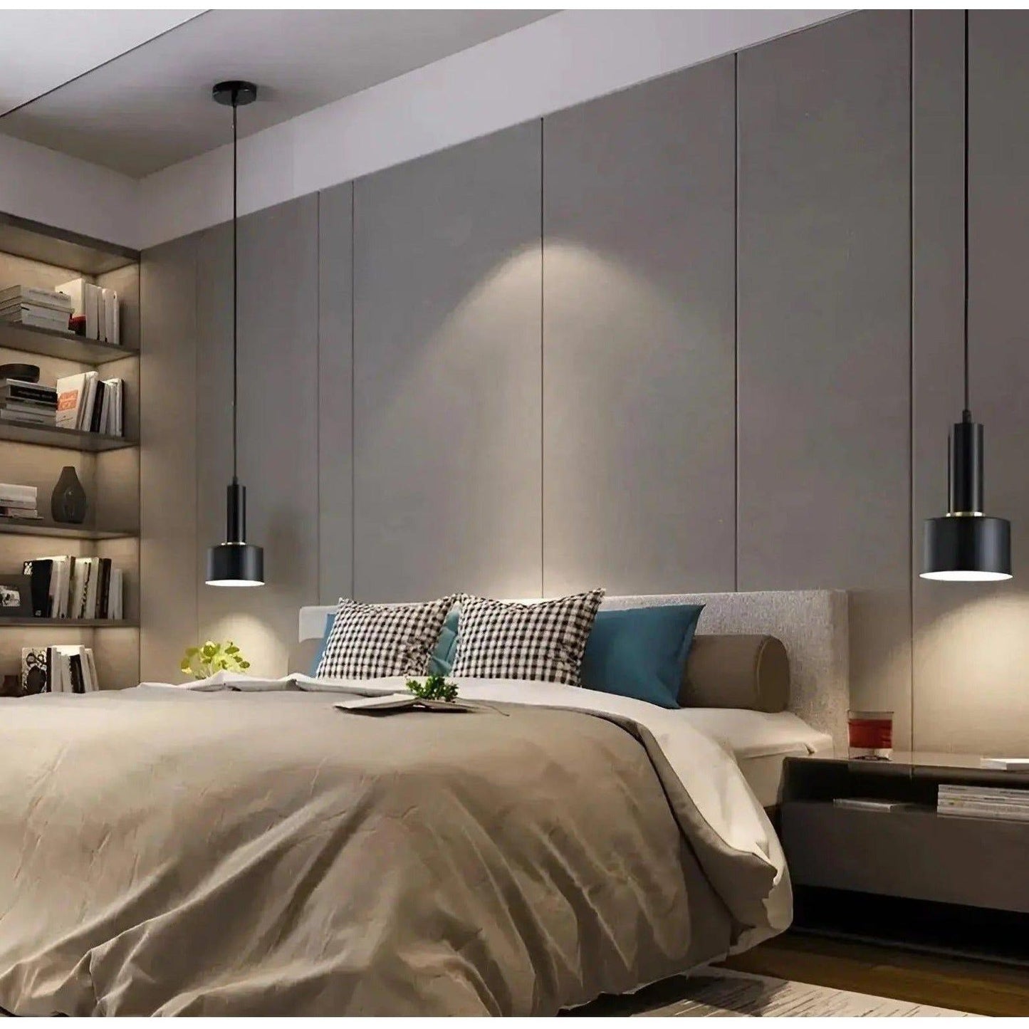 GoldGlow Lights - Nordic Gold Luxus Pendelleuchte LED