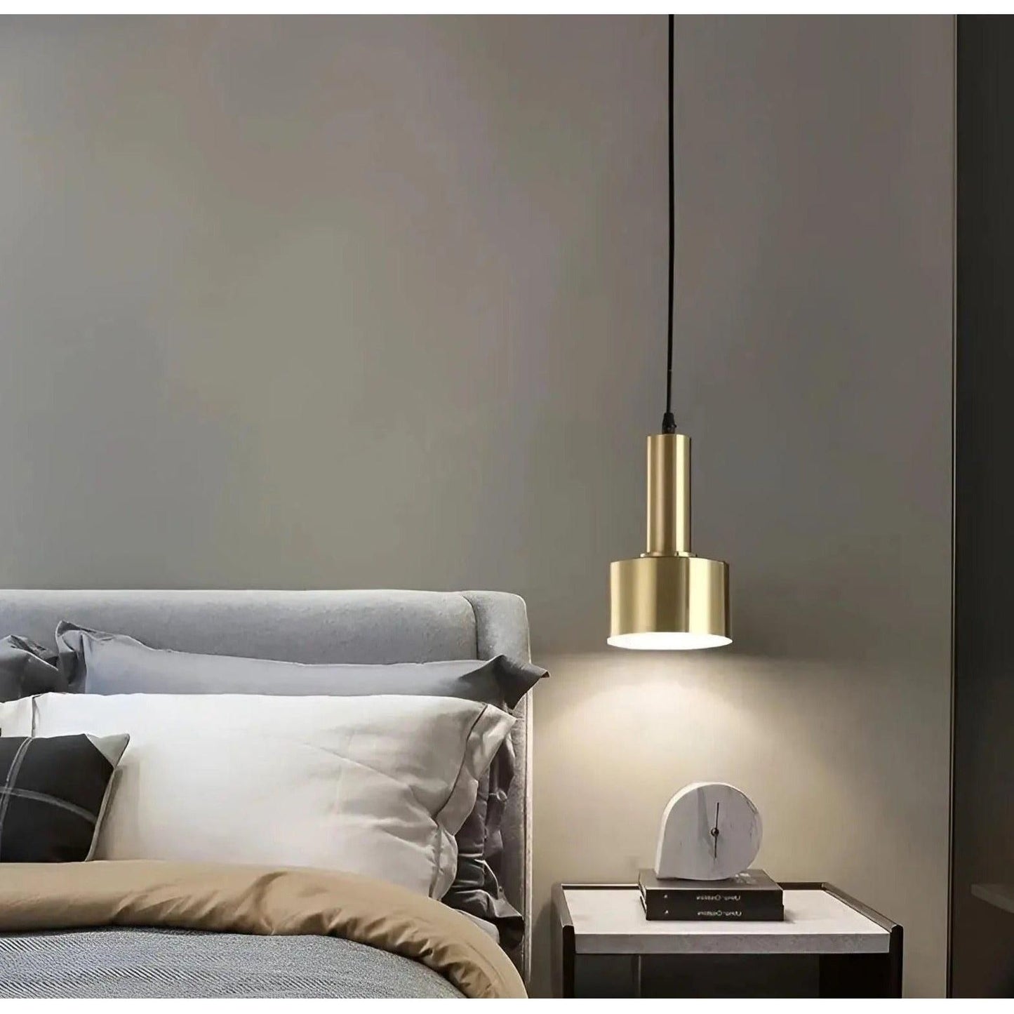 GoldGlow Lights - Nordic Gold Luxus Pendelleuchte LED