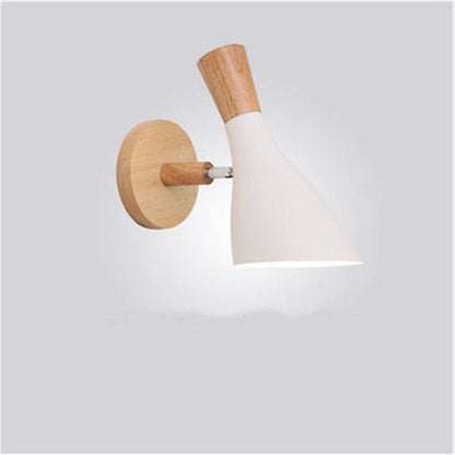 Moderne LED-Holz Schlafzimmer Wand Licht Lampe