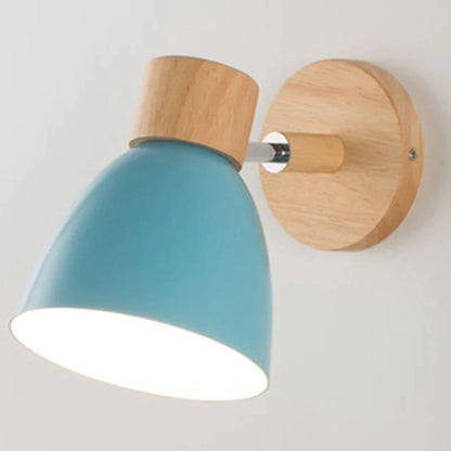 Alison - Hölzerne Wandlampe