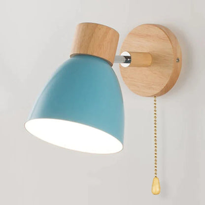 Alison - Hölzerne Wandlampe
