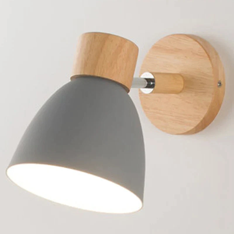 Alison - Hölzerne Wandlampe