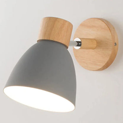 Alison - Hölzerne Wandlampe