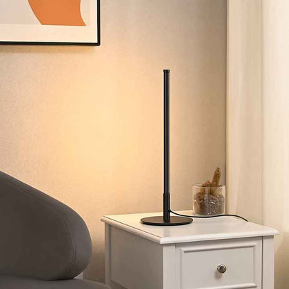 Minimalistische LED Tischlampe – Schlanke Lichtröhre für indirekte Beleuchtung im Wohnzimmer, Schlafzimmer oder Büro