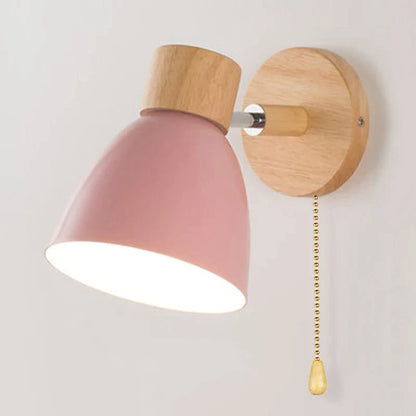 Alison - Hölzerne Wandlampe
