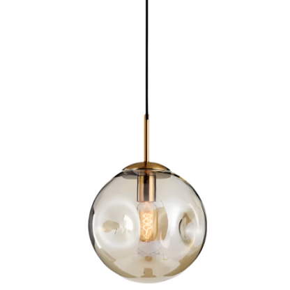 Moderne Glas Pendelleuchte im Blasendesign – Elegante Hängeleuchte mit Vintage Touch für Wohnzimmer, Esszimmer & Küche